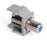 Leviton Gray Nickle Plated F-Type Adapter       