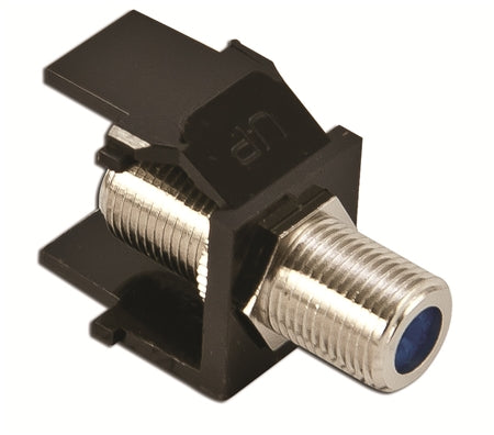 Leviton Brown Nickle Plated F-Type Adapter       