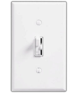 Lutron Dimmer Switch, 600W 1-Pole Ariadni Magentic Low Voltage Toggle Dimmer - White