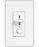 Lutron Dimmer Switch, 600W 1-Pole Skylark Incandescent Light Dimmer w/ Locator Light - White