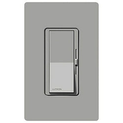 Lutron Diva Dimmer Switch, Gray, 1000W, 1-Pole for Incandescent 