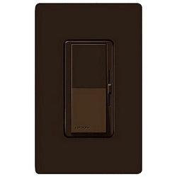 Lutron Dimmer Switch, 600W 1-Pole Magnetic Low Voltage Diva Light Dimmer - Brown