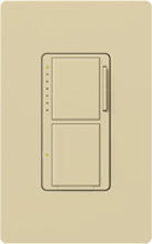 Lutron Light Switch, Maestro Combination, 300W Dimmer & Single-Pole Switch - Ivory