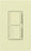 Lutron Dimmer, 300W 2.5A Maestro Combination Light Dimmer w/ Countdown Timer - Almond