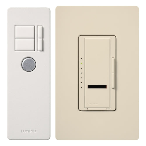 Lutron Dimmer Switch, 600W Multi-Location Maestro IR Wireless Light Dimmer w/ Remote - Light Almond