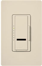 Lutron Dimmer Switch, 600W Multi-Location Maestro IR Wireless Magnetic Low Voltage Light Dimmer - Light Almond