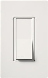 Lutron Light Switch, Claro Decorator Rocker Switch, 3-Way - White