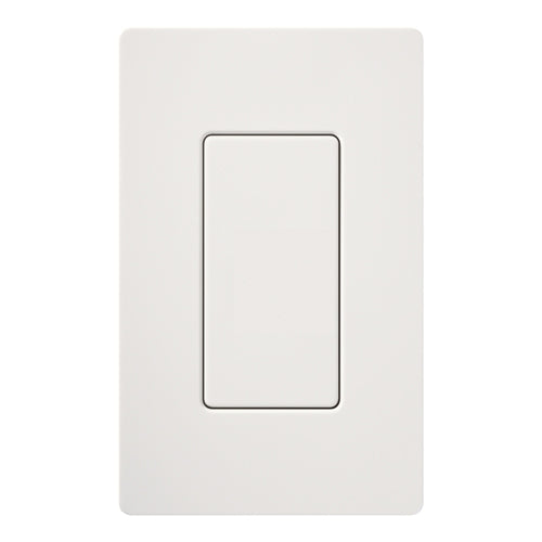 Lutron Electrical Wall Plate, Decora-Style Satin Colors Blank Insert Plate - Snow
