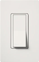 Lutron Light Switch, Claro Decorator Rocker Switch, 4-Way w/ Locator Light - White
