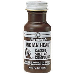 20539-CAN Indian Head Gasket Shellac Compound, 2 Ounce Bottle