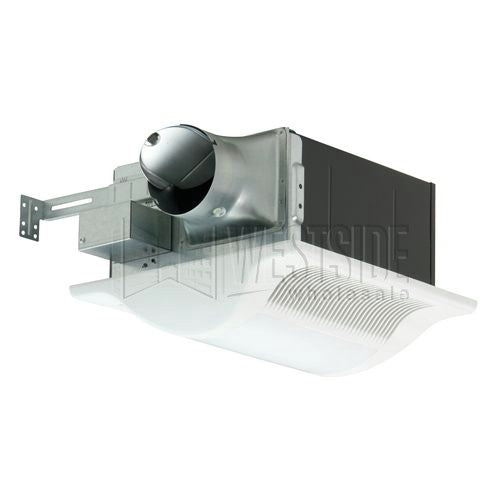 Panasonic FV-05VFL2 50 CFM WhisperFit-Lite Low Profile Bathroom Fan with Light for 4" Duct