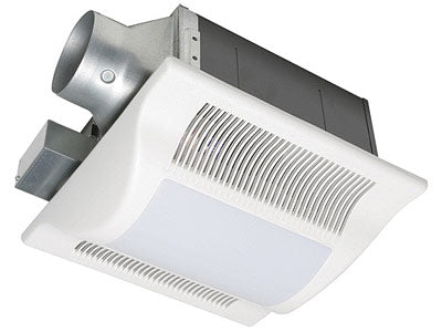 Panasonic FV-08VFL2 80 CFM WhisperFit-Lite Low Profile Bathroom Fan with Light for 4" Duct