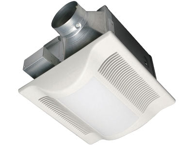 Panasonic FV-08VKL1 Bathroom Fan, 80 CFM WhisperGreen-Lite Continuous Ventilation w/ Light - for 4" Duct