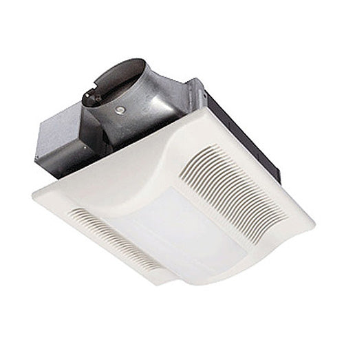 Panasonic FV-08VSL2 Bathroom Fan, 80 CFM WhisperValue Super Low Profile Ventilation w/ Light- for 4" Oval Duct