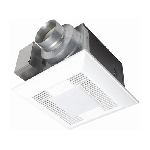 Panasonic FV-11VKL3 Bathroom Fan, 110 CFM WhisperGreen-Lite Continuous Ventilation w/ Light - for 4" Duct
