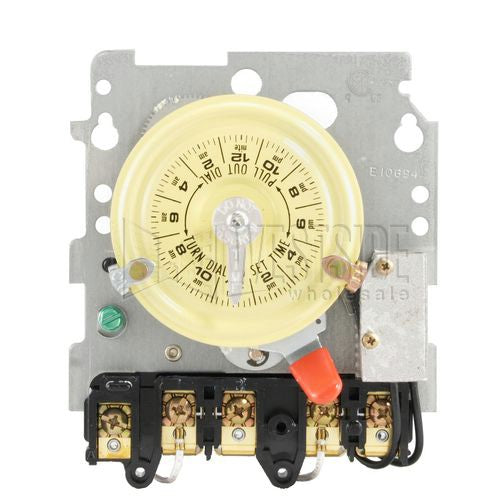 Intermatic Timer, 277V DPST 24-Hour Mechanical Pool Timer w/ Heater Cutoff Switch - Mechanism Only