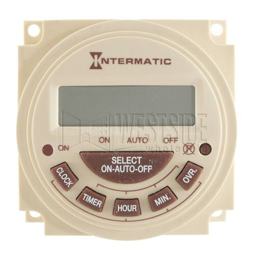 Intermatic Timer, 120V SPDT 24-Hour Panel Mount Digital Pool & Spa Timer