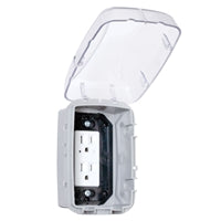 Intermatic Electrical Box, Plastic In-Use Weatherproof Receptacle Cover - 1-Gang