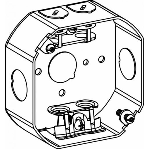 Orbit 4RB-MC Electric Box, 1 1/2" Deep MC Box w/1/2" & Loom Knockouts - 4" Octagonal