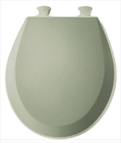 Bemis 500EC 095 Toilet Seat, Easy Clean & Change Round Closed Front Molded Wood - Bayberry