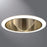 Halo Recessed Lighting Trim, 5" Full Reflector White Trim with Residential Gold Reflector
