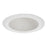 Halo Recessed Lighting Trim, 5" Shallow Full Cone White Reflector, White Self-Flange Ring