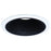 Halo Recessed Lighting Trim, 5" Full Cone Black Baffle, White Self-Flange Ring