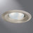 Halo Recessed Lighting Trim, 5" Splay, Self-Flange - Satin Nickel