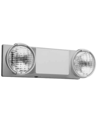 Dual-Lite Emergency Light, 120/277V 10.8W Double Head Self-Contained - White