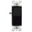 Leviton Light Switch, Decora Rocker Switch, Single-Pole - Black