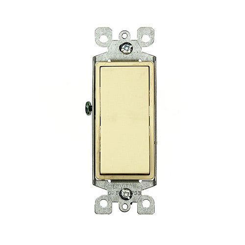 Leviton Light Switch, Decora Rocker Switch, 3-Way - Ivory
