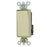 Leviton Light Switch, Decora Plus Rocker Switch, Commercial Grade, 20A, Single-Pole - Ivory