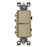 Leviton Light Switch, Decora Combination Switch, 20A, 3-Way - Ivory