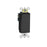 Leviton Light Switch, Decora Plus Rocker Switch, Commercial Grade, Single-Pole - Black