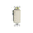 Leviton Light Switch, Decora Plus Rocker Switch, Commercial Grade, Single-Pole - Light Almond