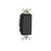 Leviton Light Switch, Decora Plus Rocker Switch, Commercial Grade, 3-Way - Black