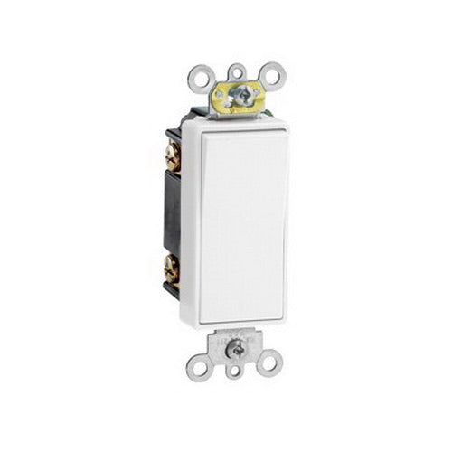 Leviton Light Switch, Decora Plus Rocker Switch, Commercial Grade, 3-Way - White
