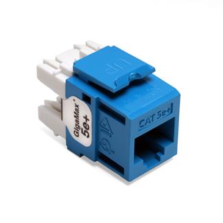 Leviton Blue Category 5e+ Snap in Connector      