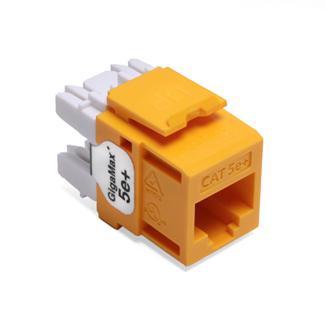 Leviton Yellow Category 5e+ Snap in Connector      
