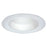Halo Recessed Lighting Trim, 6" Shallow Full Cone Reflector, Self-Flange Ring - White