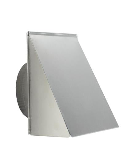 Broan Range Hood Fresh Air Inlet Wall Cap for 8" Round Ducts - Aluminum