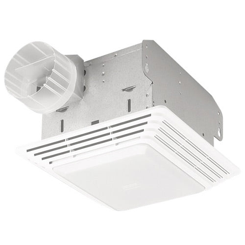 Broan Bathroom Fan, 50 CFM Economy Series with Light- for 4" Duct