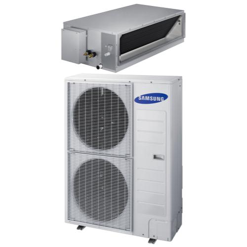 Samsung AC048JNHDCH Mini Ductless Air Conditioning, Heat & Cool, Ceiling Mount Head, 18 SEER  - 48,000 BTU - 2 Boxes (700542)