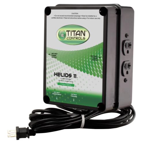 Titan Controls 702820 Grow Light Control, Helios 11 - 4 Light 240 Volt Controller w/ Trigger Cord