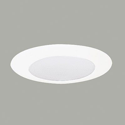Halo Recessed Lighting Trim, 6" Trim w/ Frosted Albalite Lens - White