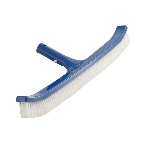 Pool Style PS166B (CB) Wall Brush, 18"/45cm - Curved White Polybristles