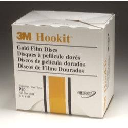 3m 00967 5"" 3m Hookit Gold Film Disc, 75 Discs Per Bov