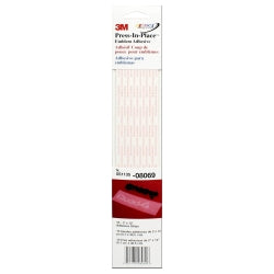 3m 08069 Press-in-place Emblem Adhesive, 2"" X 12""