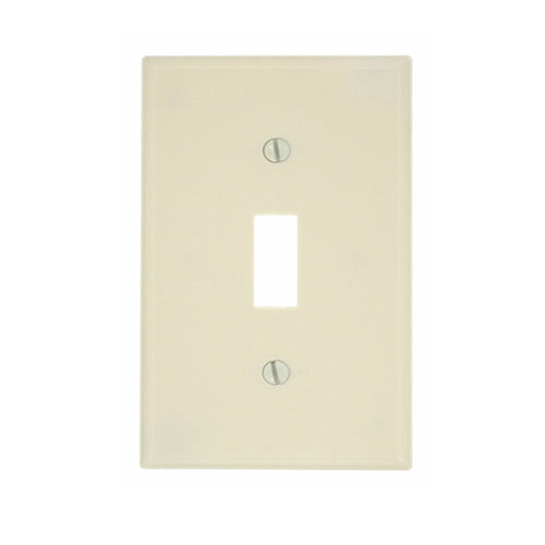 Leviton Electrical Wall Plate, Toggle Switch, 1-Gang - Light Almond