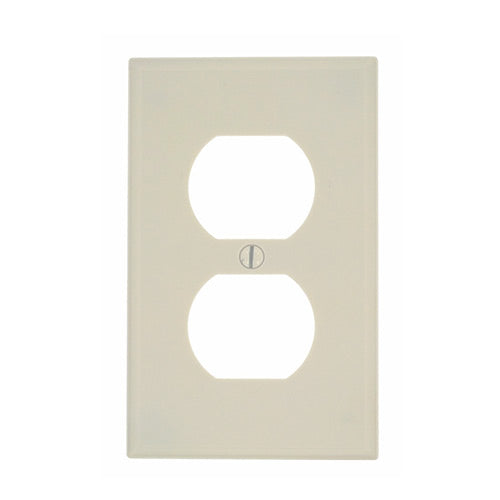 Leviton Electrical Wall Plate, Duplex Receptacle, 1-Gang - Light Almond